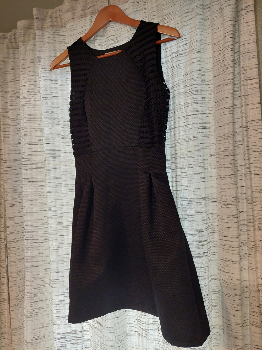 Classic Black Sleeveless Fit & Flare Dress